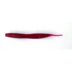 Приманка силиконовая на хищную рыбу, Taipan Rain Worm, 3,8 дюйма, 8шт/уп, цвет №05 Redpearl